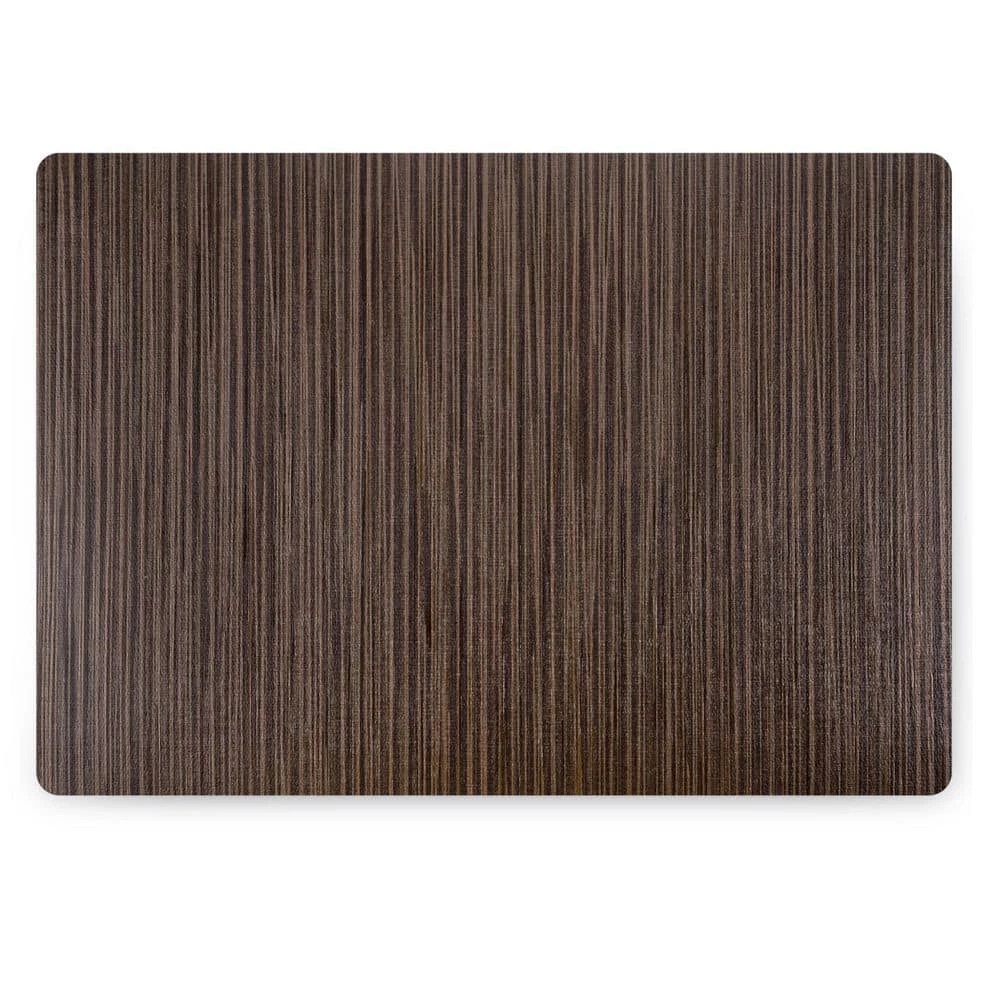 Easy Care Grasscloth/Rectangle 17 in. x 12 in. Bronze Vinyl Placemats (Set of 6) by DASCO 3 Easy Care Grasscloth/Rectangle 17 in. x 12 in. Bronze Vinyl Placemats (Set of 6) by DASCO