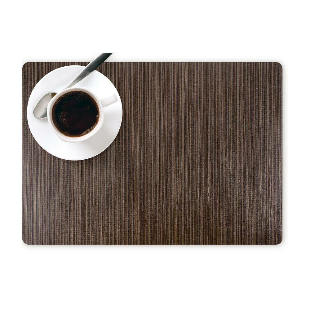 Easy Care Grasscloth/Rectangle 17 in. x 12 in. Bronze Vinyl Placemats (Set of 6) by DASCO 9 Easy Care Grasscloth/Rectangle 17 in. x 12 in. Bronze Vinyl Placemats (Set of 6) by DASCO - Image 7