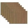 17 in. x 12 in. Brown Vinyl Placemats (Set of 6) by DASCO -Table Linens Shop browns tans placemats hd22 025 64 1000