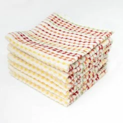 Fall Multicolor Pebble Cotton Terry Bar Mop Dish Cloth Set of 6 by RITZ -Table Linens Shop browns tans ritz kitchen towels 90452 c3 1000