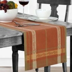 Promenade 16 in. W x 72 in. L Harvest Cotton Table Runner by Villeroy & Boch
