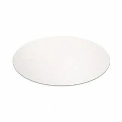 8 in. x 8 in. Clear Polycarbonate Round Placemats (Set of 2) by HOMETEX