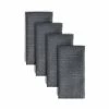 Harper 20 in. W 20 in. H Gray Solid Polyester Napkins (Set of 4) by Town & Country Living -Table Linens Shop grays cloth napkins napkin rings n4000265tdeca1 020 64 1000
