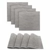 15 in. x 15 in. Silver Polyester Geneva Woven Texteline Placemat (Set of 4)​ by Dainty Home -Table Linens Shop grays dainty home placemats 4gen1515si 64 1000