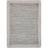 Bordered 19 in. x 13 in. Light Gray Placemat (Set of 4) by LR Home -Table Linens Shop grays lr home placemats table18019mch1117 64 1000