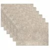 17 in. x 12 in. Gray Vinyl Placemats (Set of 6) by DASCO -Table Linens Shop grays placemats hd22 017 64 1000