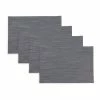 Harper 13 in. W x 17.5 in. L Grey Flannel Polyester Placemat (Set of 4) by TOWN & COUNTRY LIVING -Table Linens Shop grays placemats p4013039tdec 020 64 1000