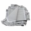 Ruffle Trim 20 in. x 20 in. Taupe with White Lace Napkins (Set of 4) by Xia Home Fashions 1 Ruffle Trim 20 in. x 20 in. Taupe with White Lace Napkins (Set of 4) by Xia Home Fashions -Table Linens Shop grays xia home fashions cloth napkins napkin rings xd151102020 64 1000