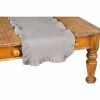 16 in. x 36 in. Ruffle Trim Solid Taupe Table Runner, Gray by Xia Home Fashions 1 16 in. x 36 in. Ruffle Trim Solid Taupe Table Runner, Gray by Xia Home Fashions -Table Linens Shop grays xia home fashions table runners xd151091636 64 1000