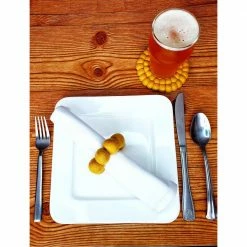 Pure Mustard Felt 1-Strand Napkin Rings (Set of 4) by Global Crafts 7 Pure Mustard Felt 1-Strand Napkin Rings (Set of 4) by Global Crafts -Table Linens Shop greens cloth napkins napkin rings glg50072n1 gwh 31 1000