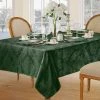 52 in. W X 52 in. L Hunter Barcelona Damask Fabric Tablecloth by Elrene 1 52 in. W X 52 in. L Hunter Barcelona Damask Fabric Tablecloth by Elrene -Table Linens Shop greens elrene tablecloths 21032hun 64 1000