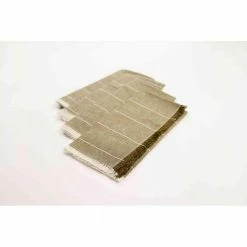 Amelia 16 in. W x 1 in. L Dark Green Striped Cotton Table Runner Dark Green Striped Napkins (Set of 8) by HomeRoots -Table Linens Shop greens homeroots table runners 2000389019 c3 1000