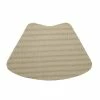 Fishnet 19 in. x 13 in. Moss PVC Covered Jute Wedge Placemat (Set of 6) by Kraftware
