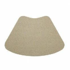 Fishnet 19 in. x 13 in. Moss PVC Covered Jute Wedge Placemat (Set of 6) by Kraftware