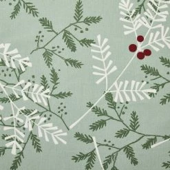 Holiday Berry Sprig 20 in. x 20 in. Green Cotton Napkins (Set of 4) by The Company Store 16 Holiday Berry Sprig 20 in. x 20 in. Green Cotton Napkins (Set of 4) by The Company Store -Table Linens Shop greens the company store cloth napkins napkin rings 83201d os green 66 1000