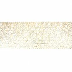 Gold Metallic Woven Paper Table Runner by DII -Table Linens Shop metallics dii table runners camz35684 a0 1000