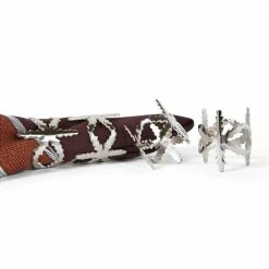 Winter Snowflake Holiday Silver Fractal Metal Napkin Rings (Set of 4) by Manor Luxe