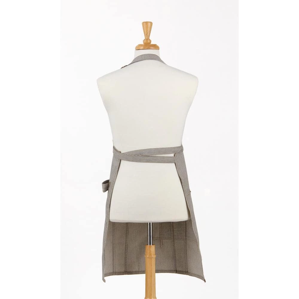 Railroad Stripe Denim Adult Butcher Apron by ASD Living 6 Railroad Stripe Denim Adult Butcher Apron by ASD Living - Image 4