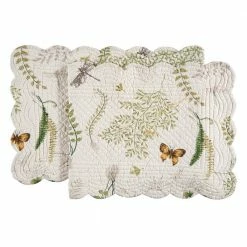 Althea 14 in. x 51 in. Multi Floral Cotton Table Runner by C&F HOME