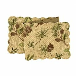 Woodland Retreat 14 in. x 51 in. Multi Nature Cotton Table Runner by C&F HOME