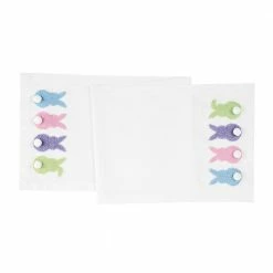Bunny Bum Tufted 14 in. x 51 in. Multi Seasonal Cotton Table Runner by C&F HOME