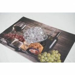 Wine and Grapes Multi-Color Textilene Placemat (Set of 4) by Dainty Home -Table Linens Shop multi dainty home placemats 4wg1319mu 1f 1000