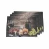 Wine and Grapes Multi-Color Textilene Placemat (Set of 4) by Dainty Home 2 Wine and Grapes Multi-Color Textilene Placemat (Set of 4) by Dainty Home -Table Linens Shop multi dainty home placemats 4wg1319mu 64 1000