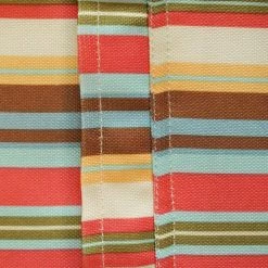 Outdoor 60 in. x 120 in. Summer Stripe Polyester with Zipper Tablecloth by DII -Table Linens Shop multi dii tablecloths camz34859 4f 1000