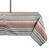 Outdoor 60 in. x 120 in. Summer Stripe Polyester with Zipper Tablecloth by DII 2 Outdoor 60 in. x 120 in. Summer Stripe Polyester with Zipper Tablecloth by DII -Table Linens Shop multi dii tablecloths camz34859 64 1000