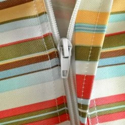 Outdoor 60 in. x 120 in. Summer Stripe Polyester with Zipper Tablecloth by DII -Table Linens Shop multi dii tablecloths camz34859 fa 1000