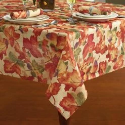 Harvest Festival Fall Printed Tablecloth by Elrene