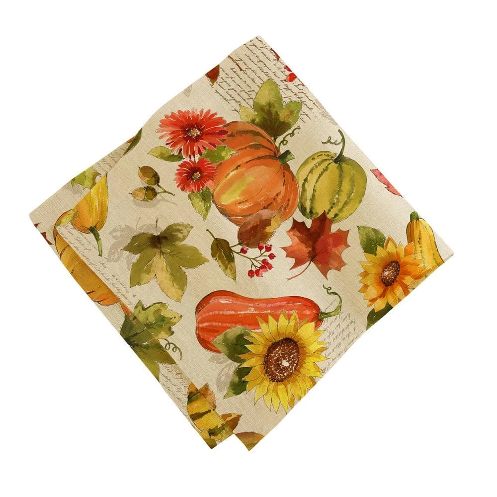 Grateful Season Fall Printed Tablecloth by Elrene 6 Grateful Season Fall Printed Tablecloth by Elrene - Image 4