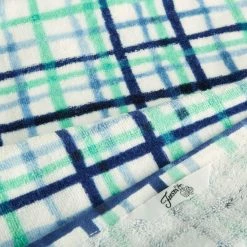 Watercolor Blue Plaid Cotton Kitchen Towel Set (Set of 2) by Fiesta 7 Watercolor Blue Plaid Cotton Kitchen Towel Set (Set of 2) by Fiesta -Table Linens Shop multi fiesta kitchen towels k2013861tdfi 991 c3 1000