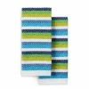 Diamonte Blue / Green / Yellow Striped Cotton Kitchen Towel (Set of 2) by Fiesta 2 Diamonte Blue / Green / Yellow Striped Cotton Kitchen Towel (Set of 2) by Fiesta -Table Linens Shop multi fiesta kitchen towels k2014129tdfi 902 64 1000