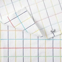 Grand Canyon White/Blue/Red Grid Cotton Kitchen Towel (Set of 2) by Fiesta -Table Linens Shop multi fiesta kitchen towels k2014131tdfi 119ml 66 1000