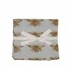 Amelia 16 in. W x 1 in. L Beige/Yellow Animal Print Cotton Table Runner - (Set of 8) Pale Yellow Bumble Bee Napkins by HomeRoots -Table Linens Shop multi homeroots table runners 2000388995 64 1000