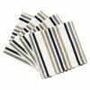 Stripe Neutral Print Dual Dish Cloth Set (Set of 4) by T-fal -Table Linens Shop multi kitchen towels 23453 64 1000