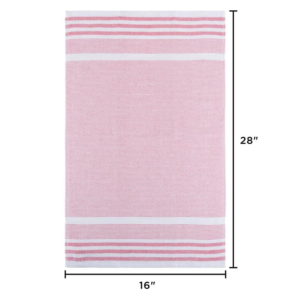 100% Cotton Striped Woven 8 Pack of Kitchen Hand Towels by Unbranded 4 100% Cotton Striped Woven 8 Pack of Kitchen Hand Towels by Unbranded - Image 2