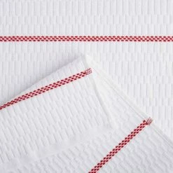 Clorox White/Red Antimicrobial Solid Cotton Kitchen Towel Set (2-Pack) by TOWN & COUNTRY LIVING -Table Linens Shop multi kitchen towels k2012061tdcx 640 c3 1000