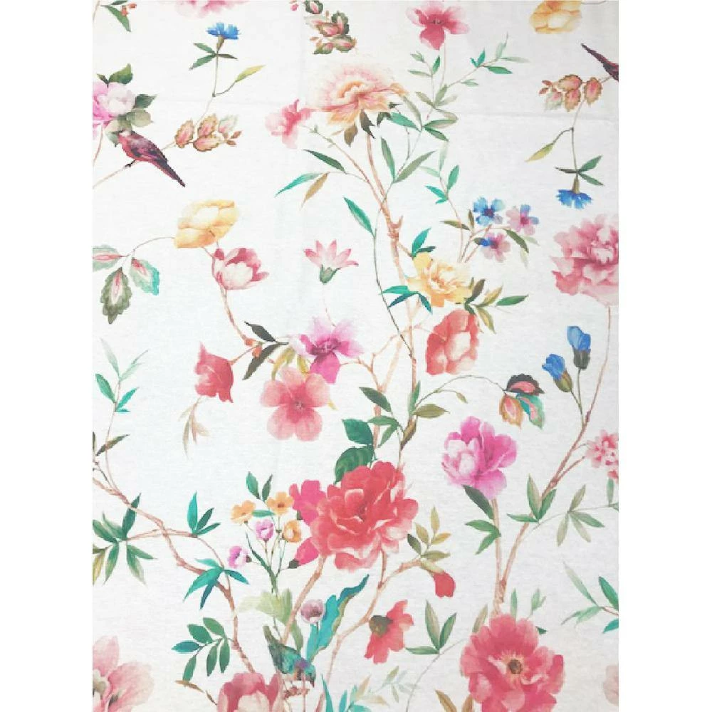 Coventry 60 in. x 102 in. Multi Cotton and Polyester Tablecloth by Lintex 4 Coventry 60 in. x 102 in. Multi Cotton and Polyester Tablecloth by Lintex - Image 2