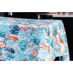 Coralee Indoor Outdoor 100% Polyester Tablecloth 52"X70" by Lintex