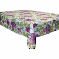 52"X70" April in Paris Floral 100% Polyester Tablecloth by Lintex