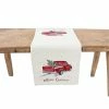 15 in. x 70 in. Merry Christmas Truck Embroidered Table Runner, Natural by Manor Luxe