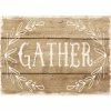Brown Gather 18 in. x 13 in. Multi Polypropylene Placemats (Set of 6) by Morgan Home
