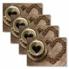 MHF Home 18 in. x 13 in. Polypropylene Coffee Love Placemats (Set of 4) by Morgan Home -Table Linens Shop multi morgan home placemats m668319 64 1000