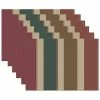 17 in. x 12 in. Multi-Colored Vinyl Placemats (Set of 6) by DASCO -Table Linens Shop multi placemats hd22 033 64 1000