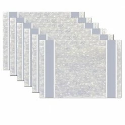 17 in. x 12 in. Multi-Colored Vinyl Placemats (Set of 6) by DASCO