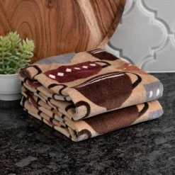 Coffee Fiber Reactive Print Cotton Kitchen Towel (Set of 2) by T-fal -Table Linens Shop multi t fal kitchen towels 94759 44 1000