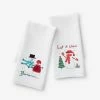 Snowman Multi Kitchen Towel by The Company Store -Table Linens Shop multi the company store kitchen towels 83193e os multi 64 1000