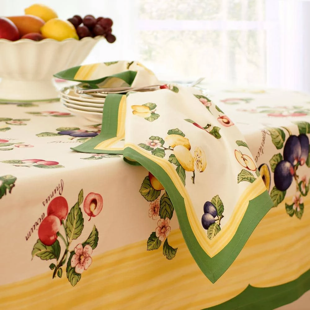 French Garden 21 in. W x 21 in. L in Multi-Color Napkins (Set of 4) by Villeroy & Boch 5 French Garden 21 in. W x 21 in. L in Multi-Color Napkins (Set of 4) by Villeroy & Boch - Image 3